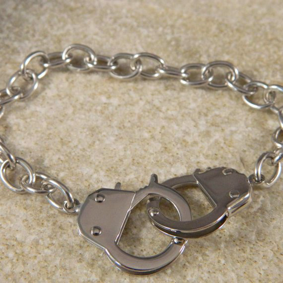 Ladies Stainless Steel Handcuff Bracelet